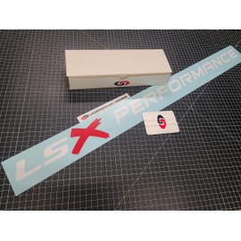 LSX Performance Windshield Banner 3" x 36" LS1 LS6 LS2 LS3 LS7 Stickers Select Color (Gloss White & Red)