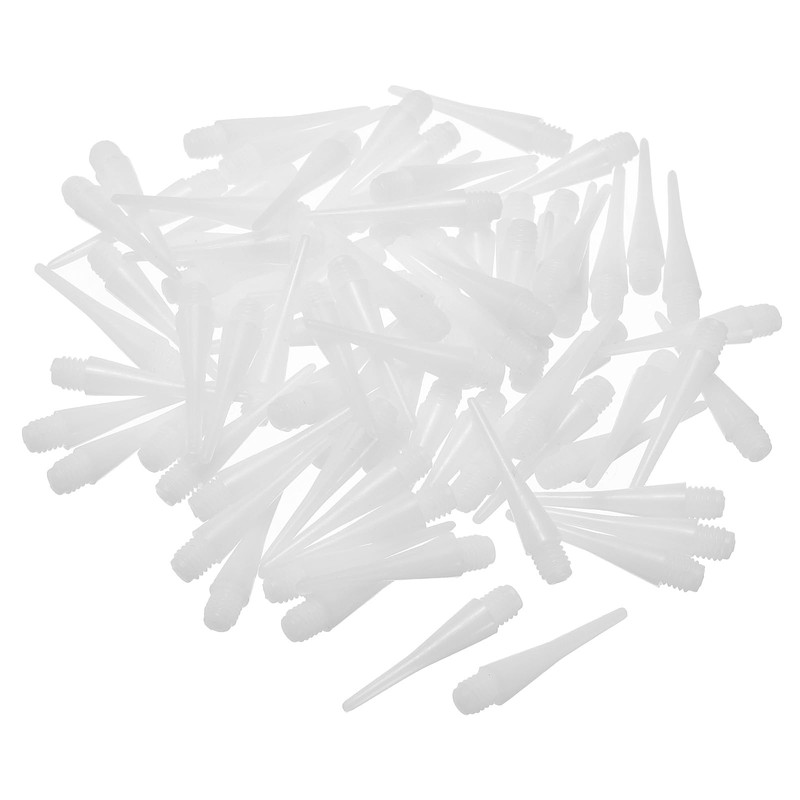 YOKIVE 80 Pcs Plastic Dart Tips, Game 2BA Thread Soft