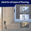 HOME&I Kickdown Door Stopper, 6-Inch Commercial Heavy Duty Door Stop