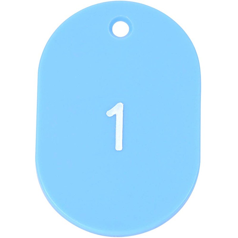 Cloak Tickets A-Type (50 pieces) 1-50 Sky Blue 11009 Product