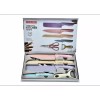 Everrich Juego 4 Cuchillos Con Tijeras Y Pelador Kitchen Color