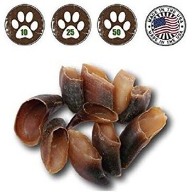 Top Dog Chews Hooves - All Natural & Made in USA! - 50 Pack