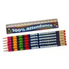 12 100% Attendance Rulers and Pencils Bundle School Reward Resource