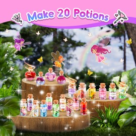 Gifitizi Creative Gifts for Girls, Craft Set Girls Magic Potions Mixies Craft Set Children from 6 Years, Craft Girls 7 8 9 10 Years, Girls Toy from 5-11 Years, Potion Magic Potion