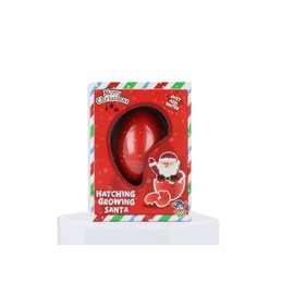 HENBRANDT Single Christmas Hatch and Grow Santa Claus Snowman Toy Hatching Egg Kids Stocking Filler Xmas Growing Egg Christmas Eve Box Party Favours Loot Bag Fillers Lucky Dip for Boys and Girls