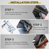 Dreyoo 12 Pack Stainless Steel Sink Clips, Undermount Sink Clips