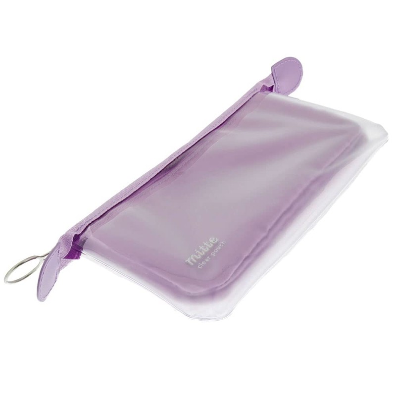 Sunstar Stationery S2314436 Pencil Case, Clear Pouch, Mitte, Flat, Light