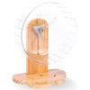 SATOMO Hamster, Quiet Design, Turning Wheel, For Small Animals, Wooden