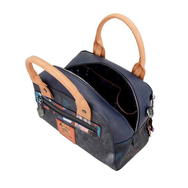 Anekke Contemporary 37811-203 Backpack - Blue, Multi-Colour, One Size