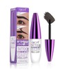 2pcs Peel Off Eyebrow Tint Gel,Waterproof Long-Lasting Tattoo Eyebrow Gel