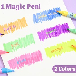 LERAO Colored Highlighters,Highlighters Pastel,Cute High Lighters Pastel,Highlighter Set 6-Count Pack (6 Color)