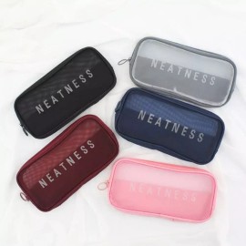 Tint 틴트 화장품 여행용 파우치 세면도구 미니백 파운데이션 이어폰 나렌람 [그레이] Tint cosmetic travel pouch toiletries mini bag foundation earphones Narenram [Gray]