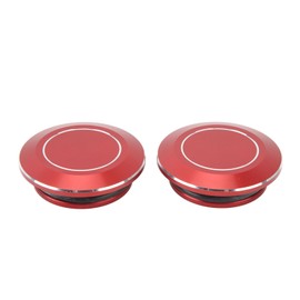 2pcs Motorcycle Frame Hole Cap CNC Aluminum Dustproof Frame Hole Plugs for CMX1100 Red