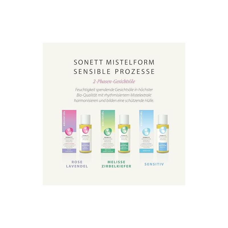 2-Phasen-Gesichtsöl Melisse-Zirbelkiefer, 50 ml, vegan