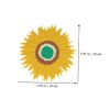 iplusmile Placemats for Dining Table 2pcs Heat Resistant Mats Sunflower