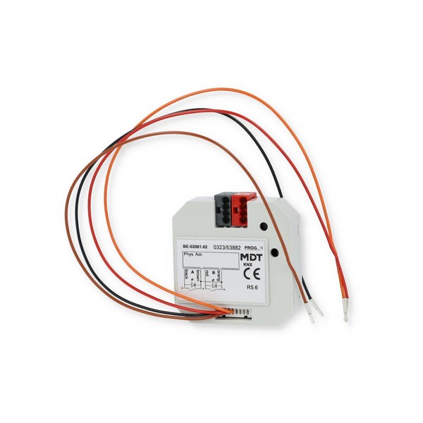 MDT BE-02001.02 Push Button Interface 2-Way Flush-Mounted Device Inputs for