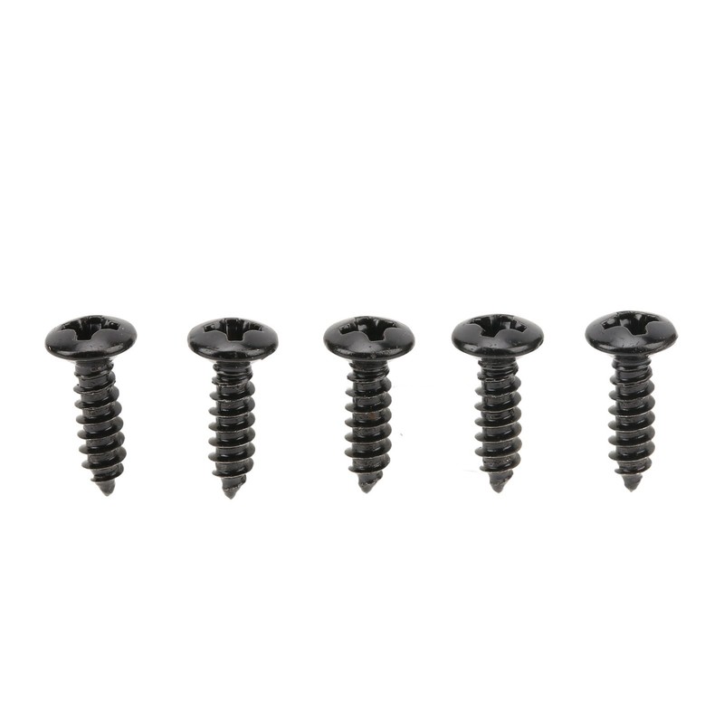 100PCS Guitar Pickguard Screws Metal Guard Plate Mounting Screw Electric