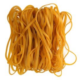 XINDA 60pcs Large Rubber Bands Elastic Bands Heavy Duty Stretched to 80cm/31.5in Strong Thick Elastic Bands Assorted Sizes Office Supplies (16cm/6.3in)