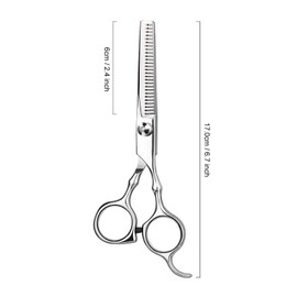 latikaly Teeth Scissors, Hairdressing Scissors, Self-Cutting Shears, Hairdressing Scissors, Barbers, Kids, Adults, Home Use