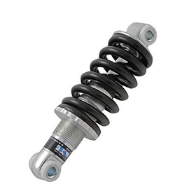 M-Wave Ammortizzatore per bicicletta, unisex, per adulti, con elemento a molla, colore: nero/argento, dimensioni di montaggio: 150 mm