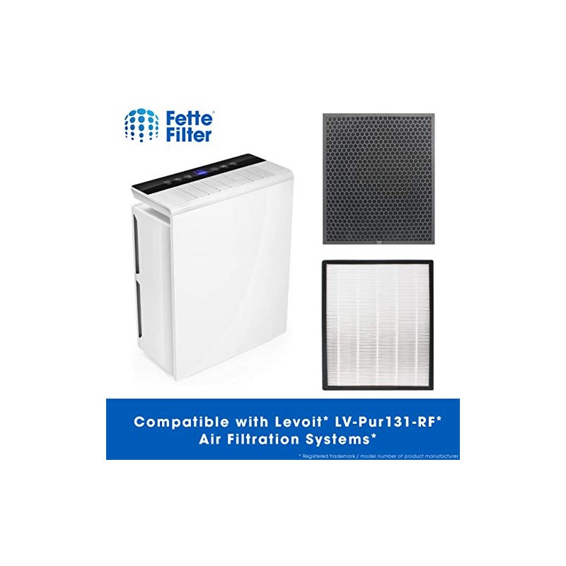Fette Filter - LV-PUR131 Premium Replacement Filters Compatible with LEVOIT