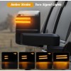 Signal Sequential Tow Mirror Turn Signal Lights Smoked for '20-'23