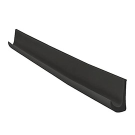 RecPro RV PVC Plastic Rain Gutter | Adhesive Backing Included | Flexible Drip Rail Molding (5, Black)