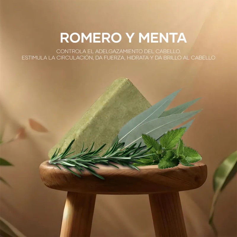 Amai Shampoo Anticada En Barra Romero Menta