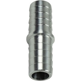 ICT Billet 1/2" to 1/2" Hose Barb Splice Coupler Mend Repair Connector Radiator Coolant Intercooler Heat Exchanger Fluid Fitting Adapter Fitting Designed & Manufactured in USA Bare Aluminum AN627-08A