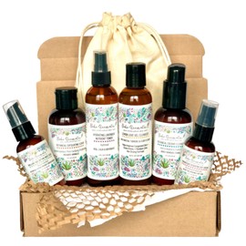 BOHO AROMATIC | ULTIMATE BOHO Top Products Skincare Bundle | women's gift basket | Vegan Natural & Organic | Gifts for women| Facial Skincare set for Women
