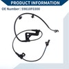 Hihaha ABS Wheel Speed Sensor Front Left ABS Sensor Anti-lock