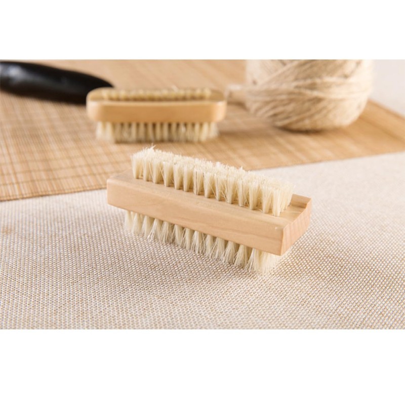 Healvian 5pcs Pig Mane Cleaning Brush Nail Brush for Hand