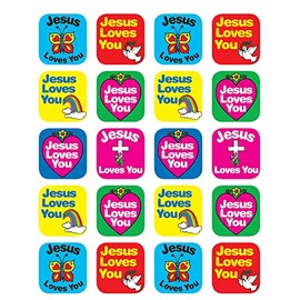 Teacher Created Resources Jesus Loves You Stickers