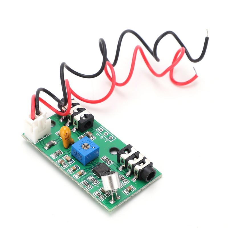 Microphone Board Adjustable Gain Amplifier Module Audio Signal Pickup DC