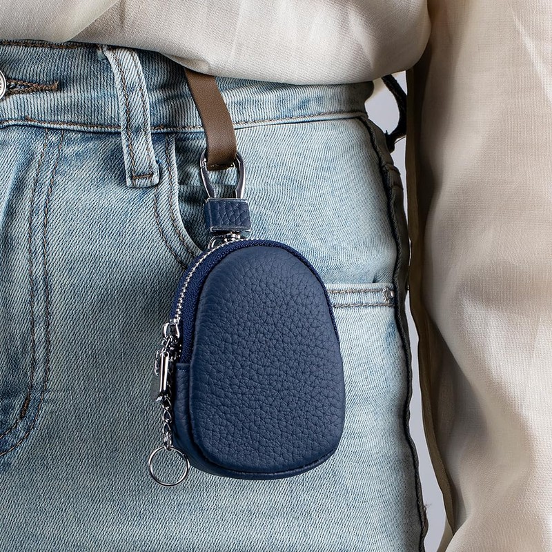 Yocipa Coin Purse, Leather Key Case, Men's Coin Case, Women's