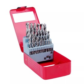 Professional Woodworker 33pc HSS High Speed Steel Drill Bits Set w/ Storage Case