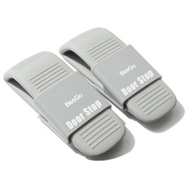 BeeGo® 2 Pack - Door Stoppers with Holder, Suitable for All Floor Types, Indoors and Outdoor Use - Ideal Door Stoppers for Floor Protection. Door Wedges Heavy Duty, Baby Safety Guard, Door Jammer