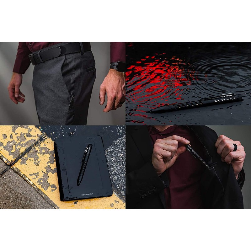 KeySmart Tactic WP09 Penna a Scatto Impermeable - Penna Resistant