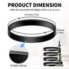 ZITFRI Vacuum Belt 4 Pack for Bissell Style 7/9/10 p/n