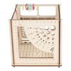 Wooden Yarn Bowl Multifunctional Unique Knitting Crochet Yarn Ball Bowl
