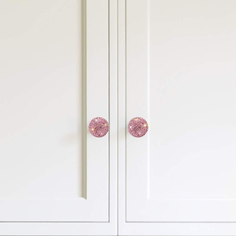 SAVORI Cabinet Knob Crystal Dresser Cupboard Drawer Wardrobe Door Knobs