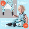 schlummersack Baby sleeping bag with feet, summer 1 tog thin,