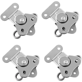 QWORK 4 Pack Heavy Duty Stainless Steel Clamp Vise High Load Capacity Secure Hold