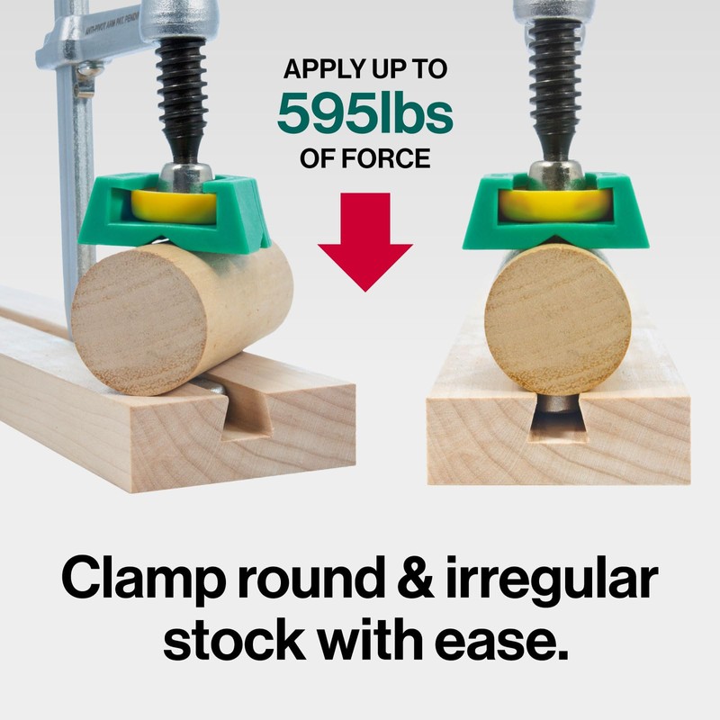 MICROJIG Matchfit DVC-850AP 2-In1, Track And In-Line Dovetail Clamp, Green