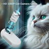 Bewinner Cat Camera Collar, 170° Wide Angle Dog Collar Camera