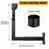Adjustable Starlink Gen 3 Wall Mount, Telescoping Metal Support Arm