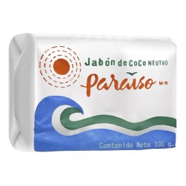 Paraiso Lote Jabón De Coco Neutro Corporal Paraíso Autentico 20pzs