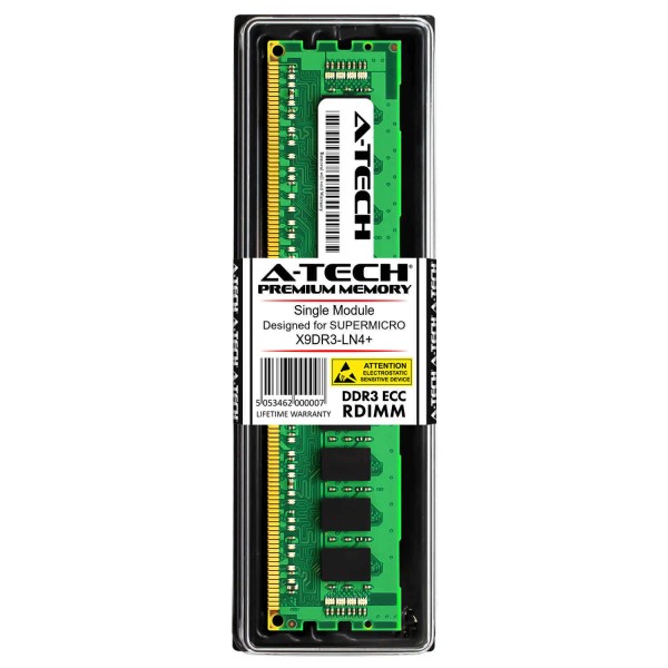 A-Tech 8GB 1Rx4 PC3L-12800R RDIMM Supermicro X9DR3-LN4+ H8DG6/H8DGI H8QGL-6F Memory