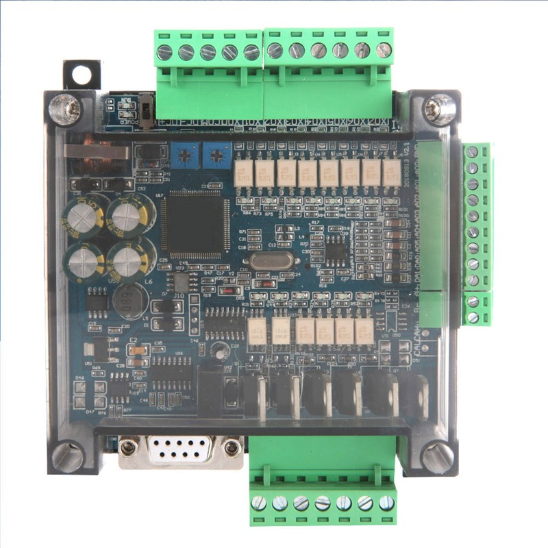 Industrial Control Board FX3U 14MT Analog 6AD+2DA 24V 1A
