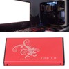 Hard Drive Enclosure 4TB 2.5in 5Gbps Transmission USB3.0 Aluminium Alloy